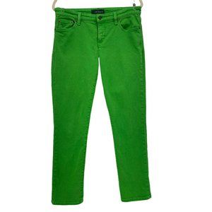 Lauren Ralph Lauren Green Straight Leg Jeans with Stretch
